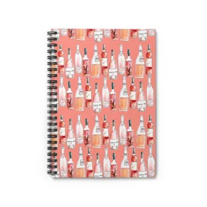 Rosé Day Spiral Notebook - Ruled Line