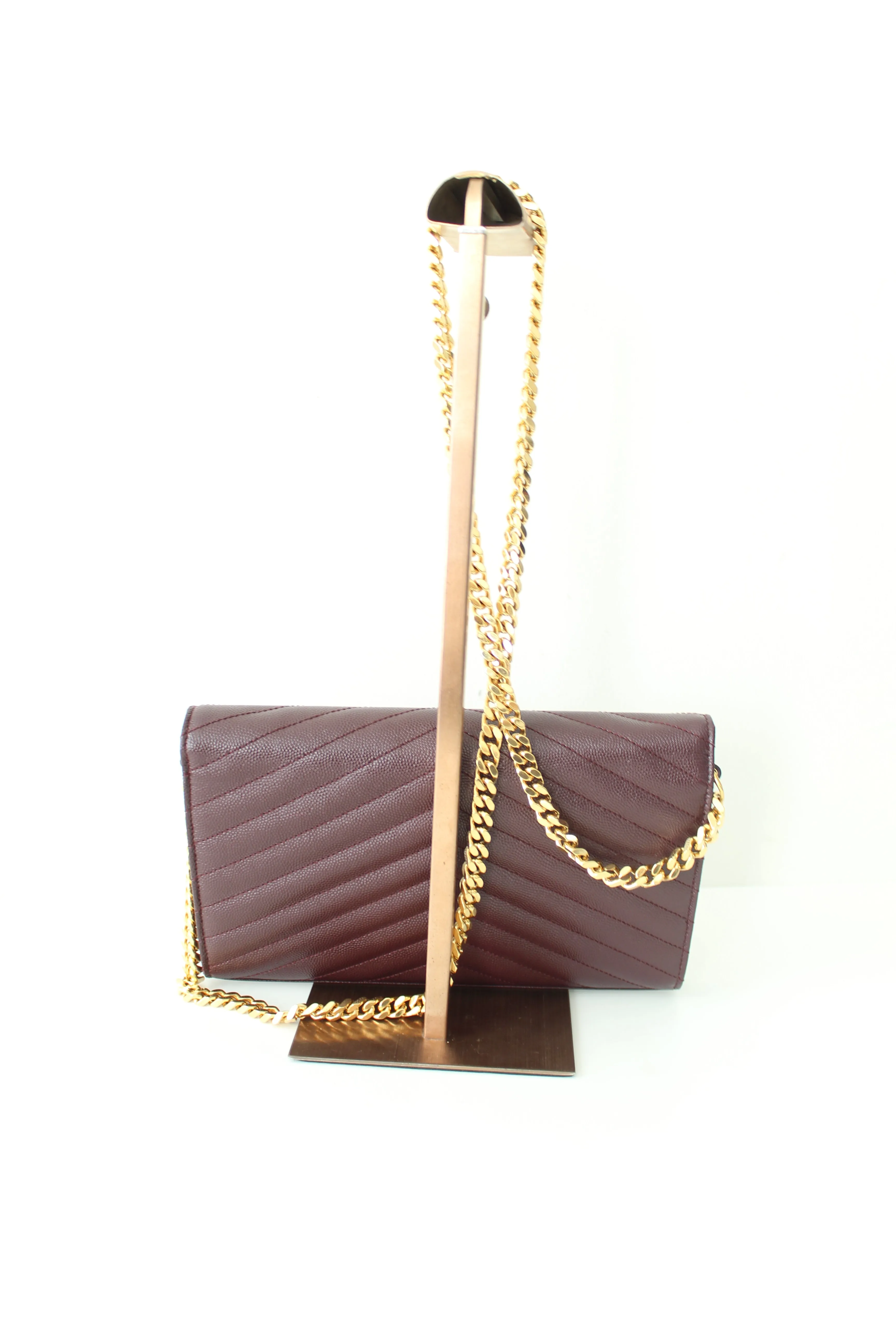 Saint Laurent YSL Monogram Brown Cross body Bag