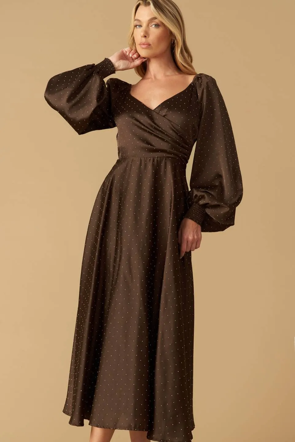 SALE Elegant Embellished Midi