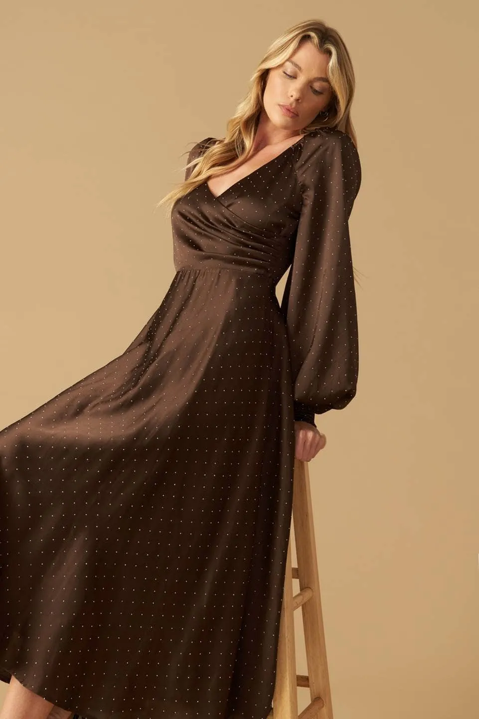 SALE Elegant Embellished Midi