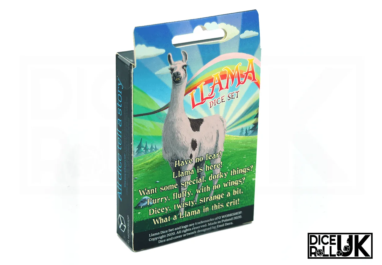 Shimmering Llama Dice
