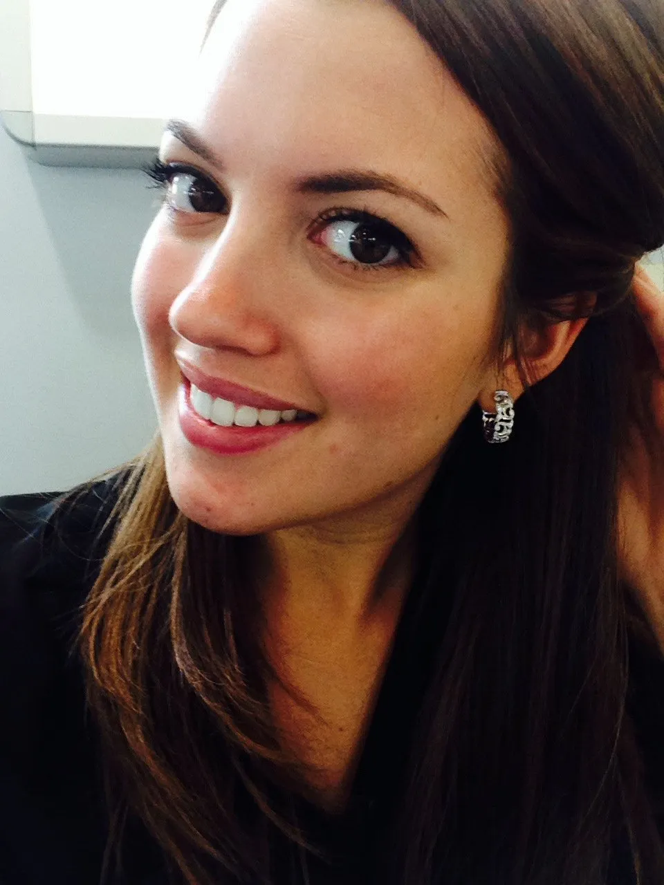 Simon G. Filigree Diamond "Garden" Hoop Earrings