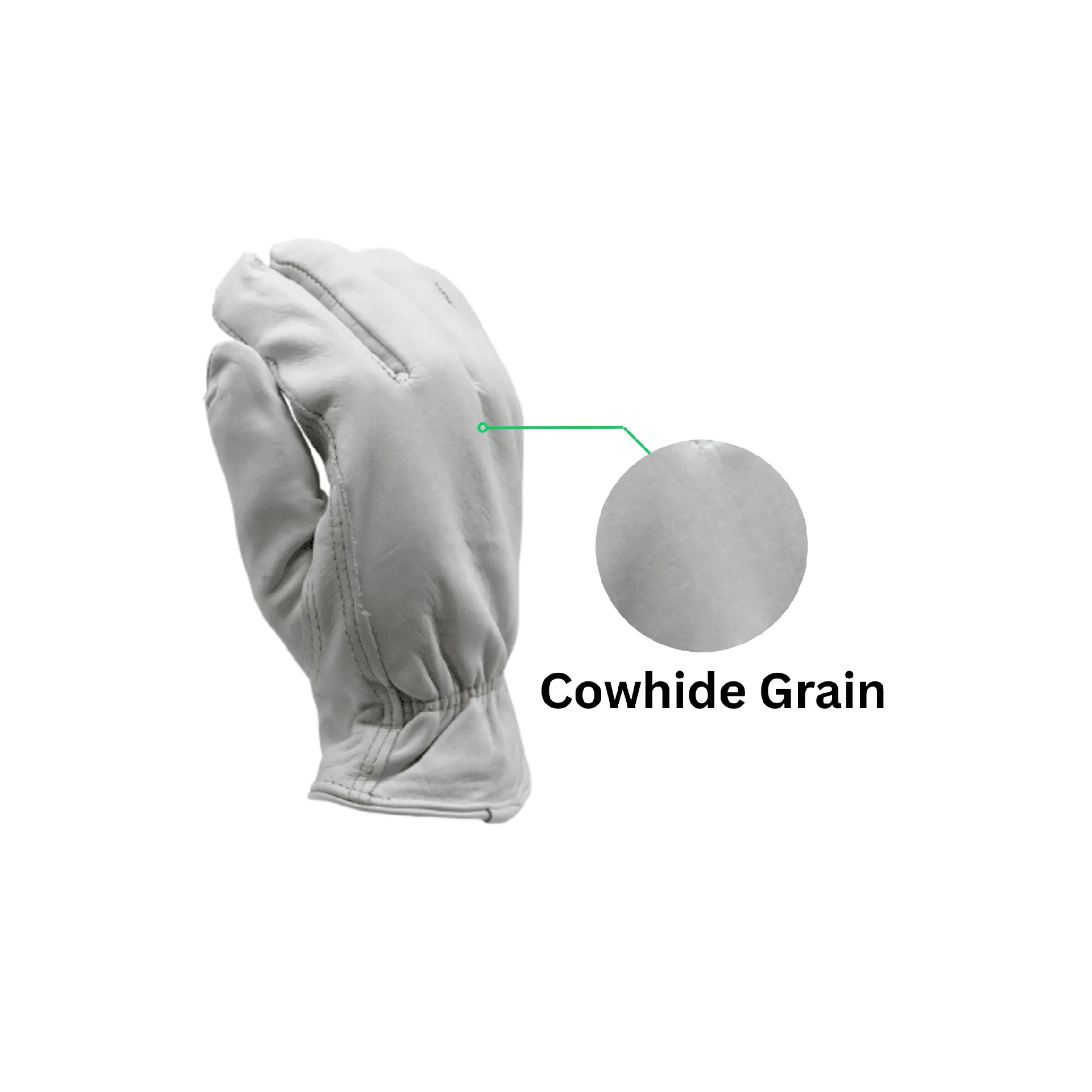 Single Pair - Premium Cowhide Driver Thinsulate Glove