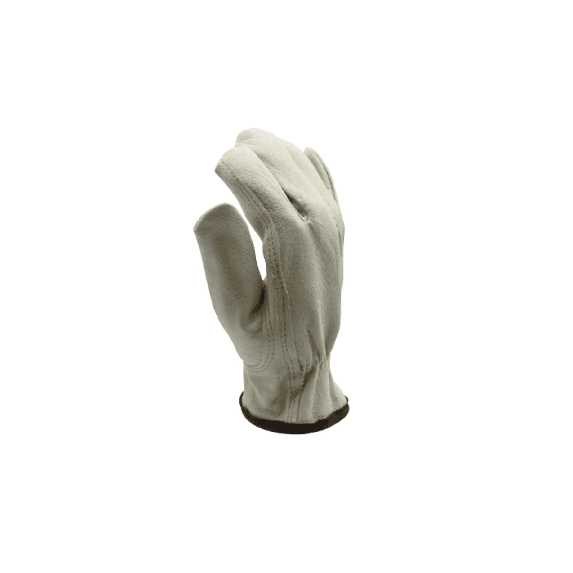 Single Pair - Premium Fleece Lined Pigskin Grain Driver Gloves