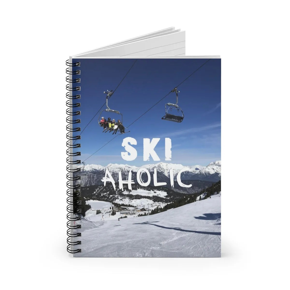 Ski Aholic - Spiral Notebook