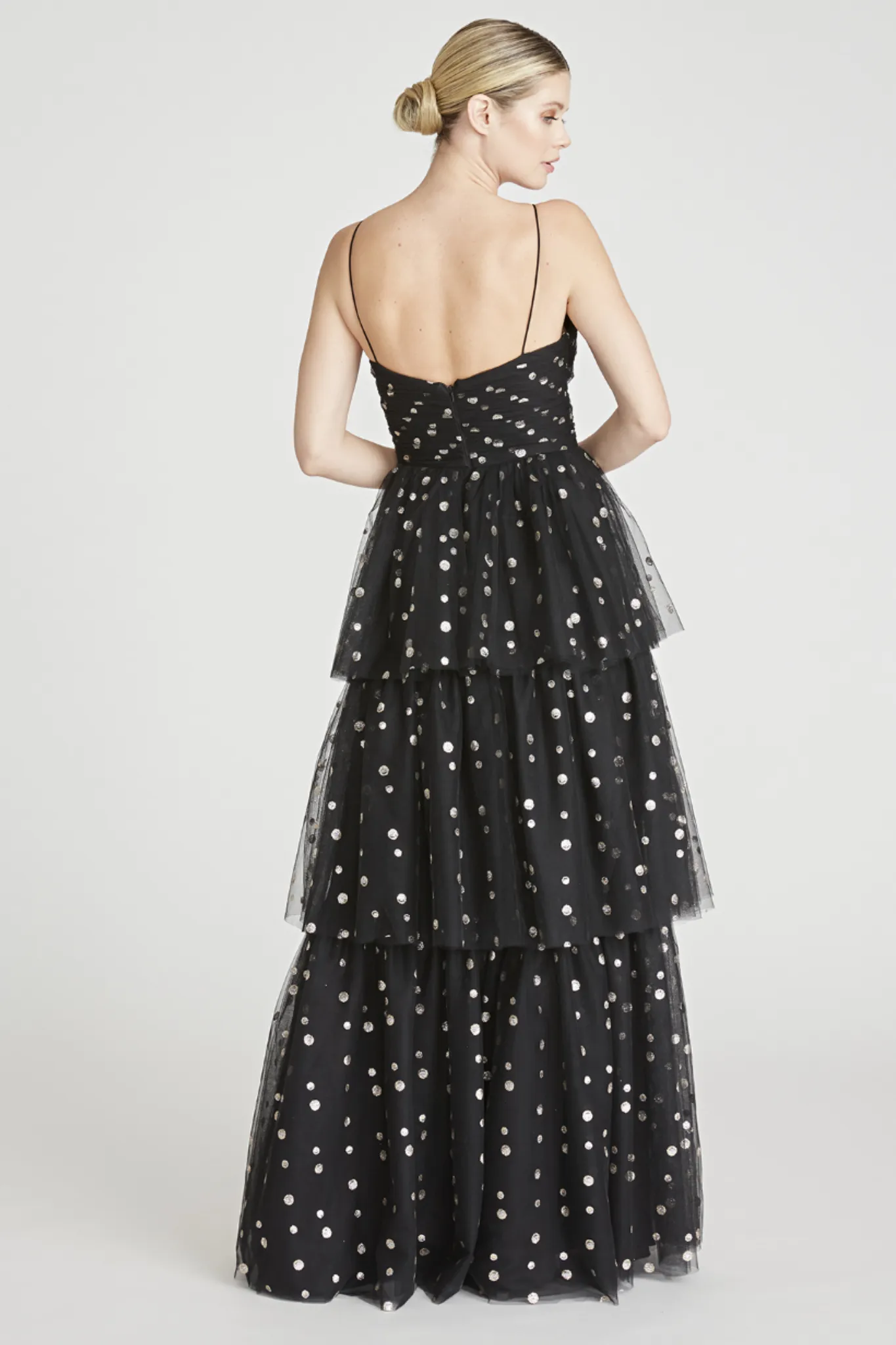Skyfall Tiered Gown by ML Monique Lhuillier - RENTAL