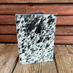 Small Notepad Cover - Black & White w/ No Embossed