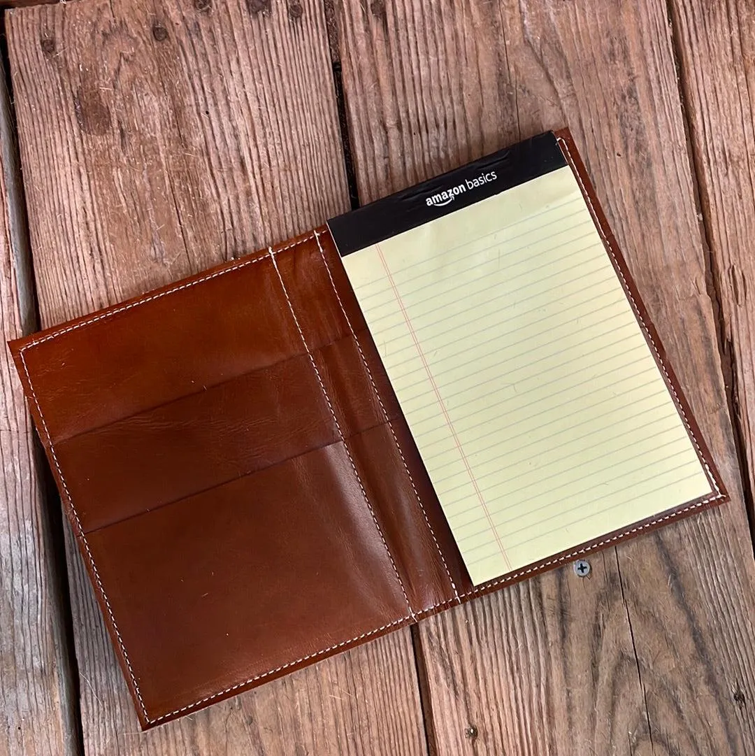 Small Notepad Cover - Black & White w/ No Embossed
