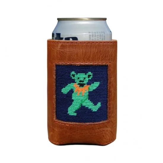 SMATHERS & BRANSON NAVY DANCING BEARS CAN COOLER