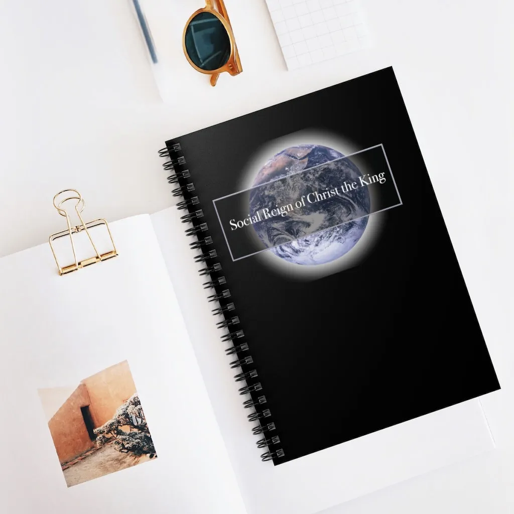 Social Reign of Christ the King Christian devotional religious Notebook