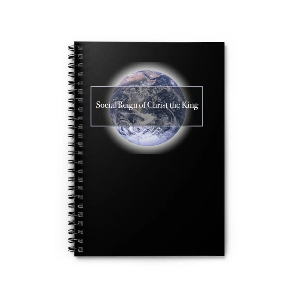 Social Reign of Christ the King Christian devotional religious Notebook