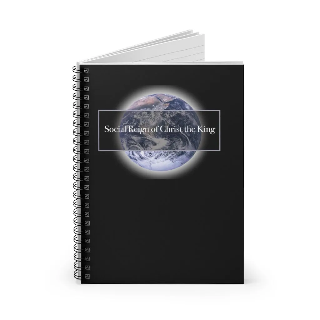 Social Reign of Christ the King Christian devotional religious Notebook