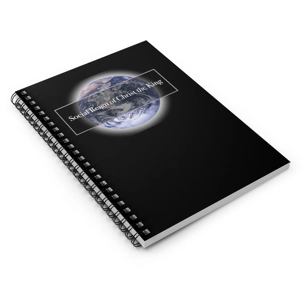 Social Reign of Christ the King Christian devotional religious Notebook