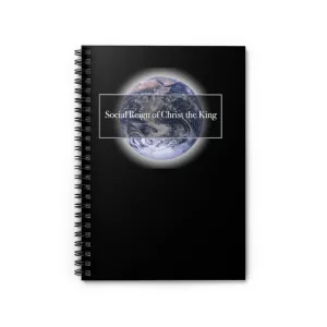 Social Reign of Christ the King Christian devotional religious Notebook