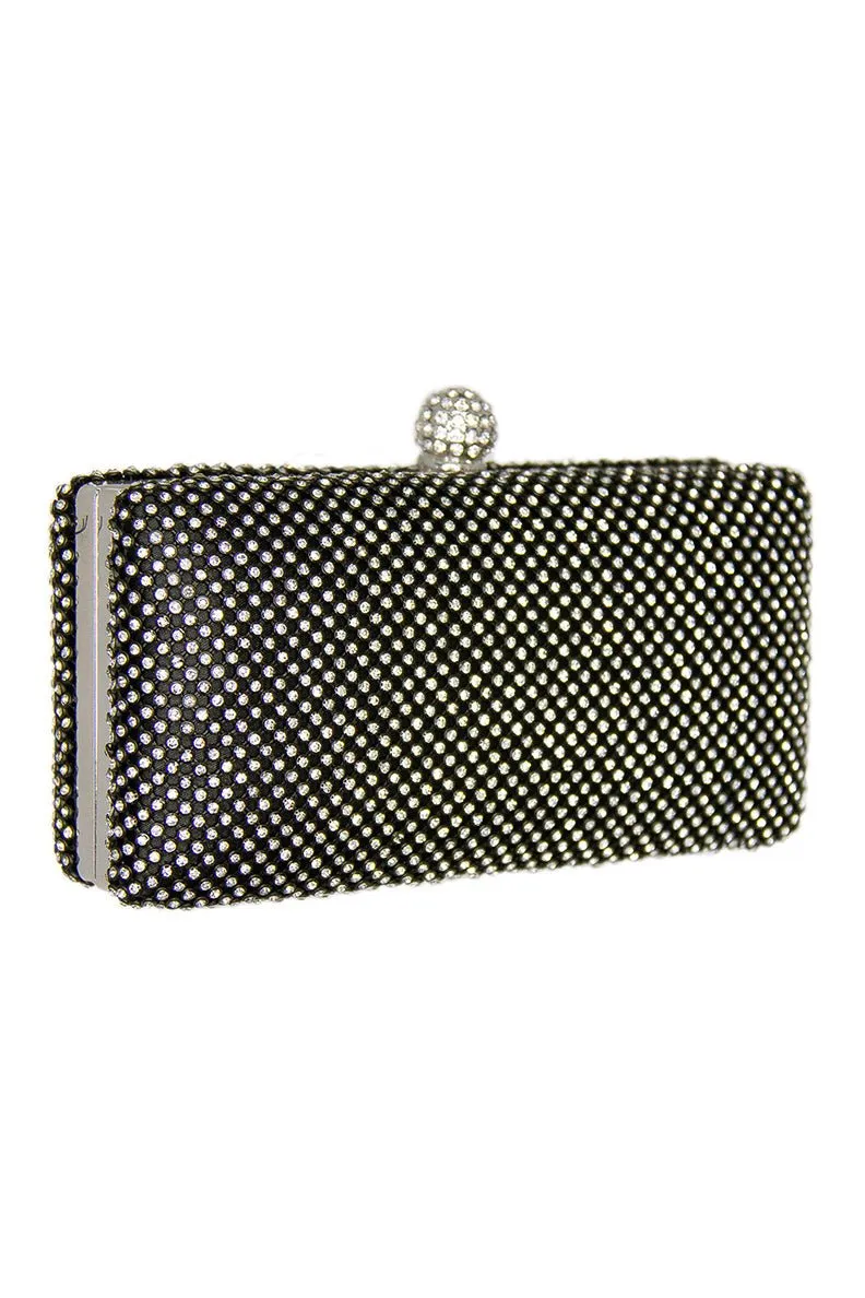 Sophie Black Diamante Bag