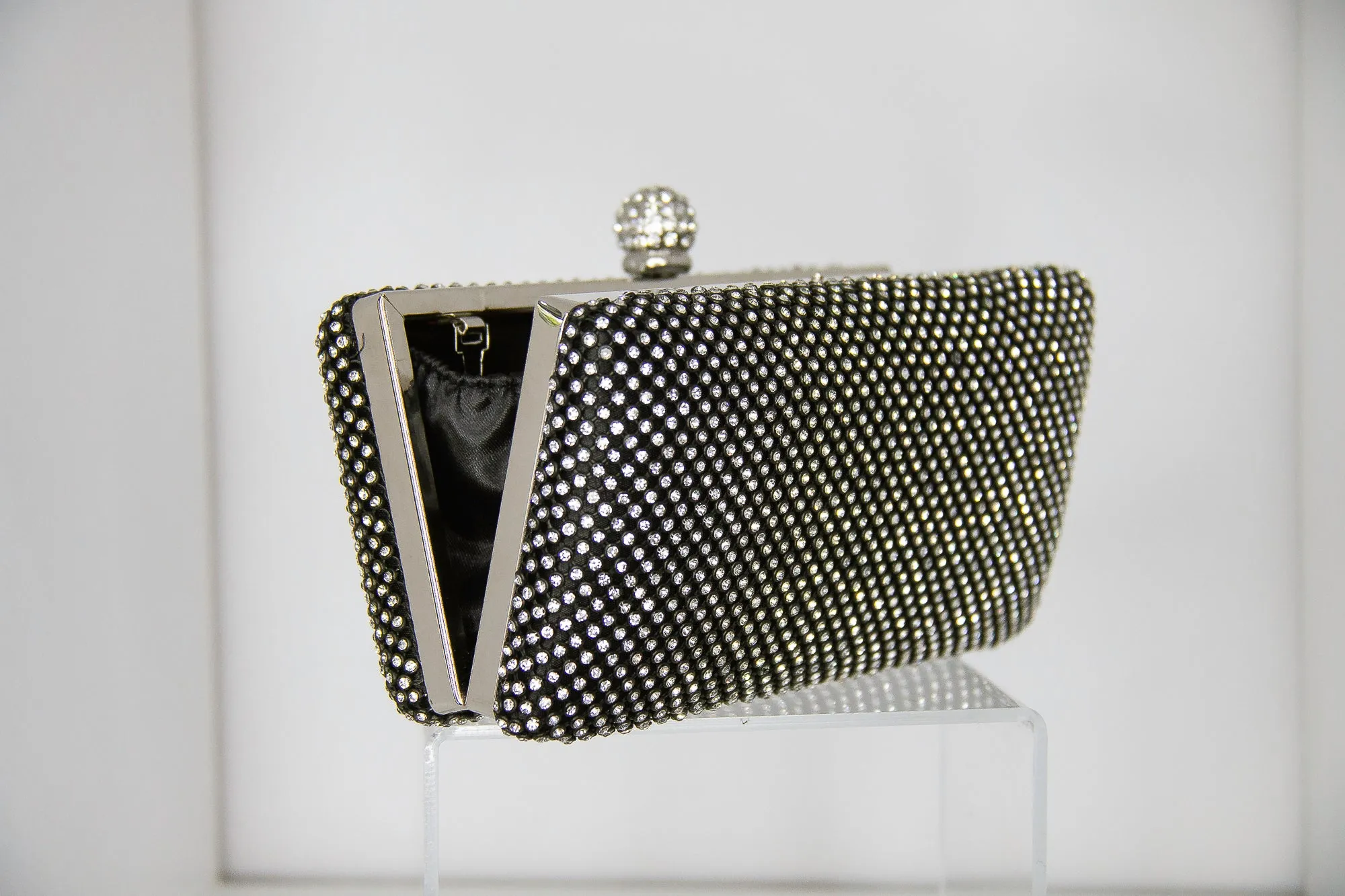 Sophie Black Diamante Bag