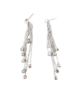 Sparkling Strands Diamontage™ Tassel Earrings