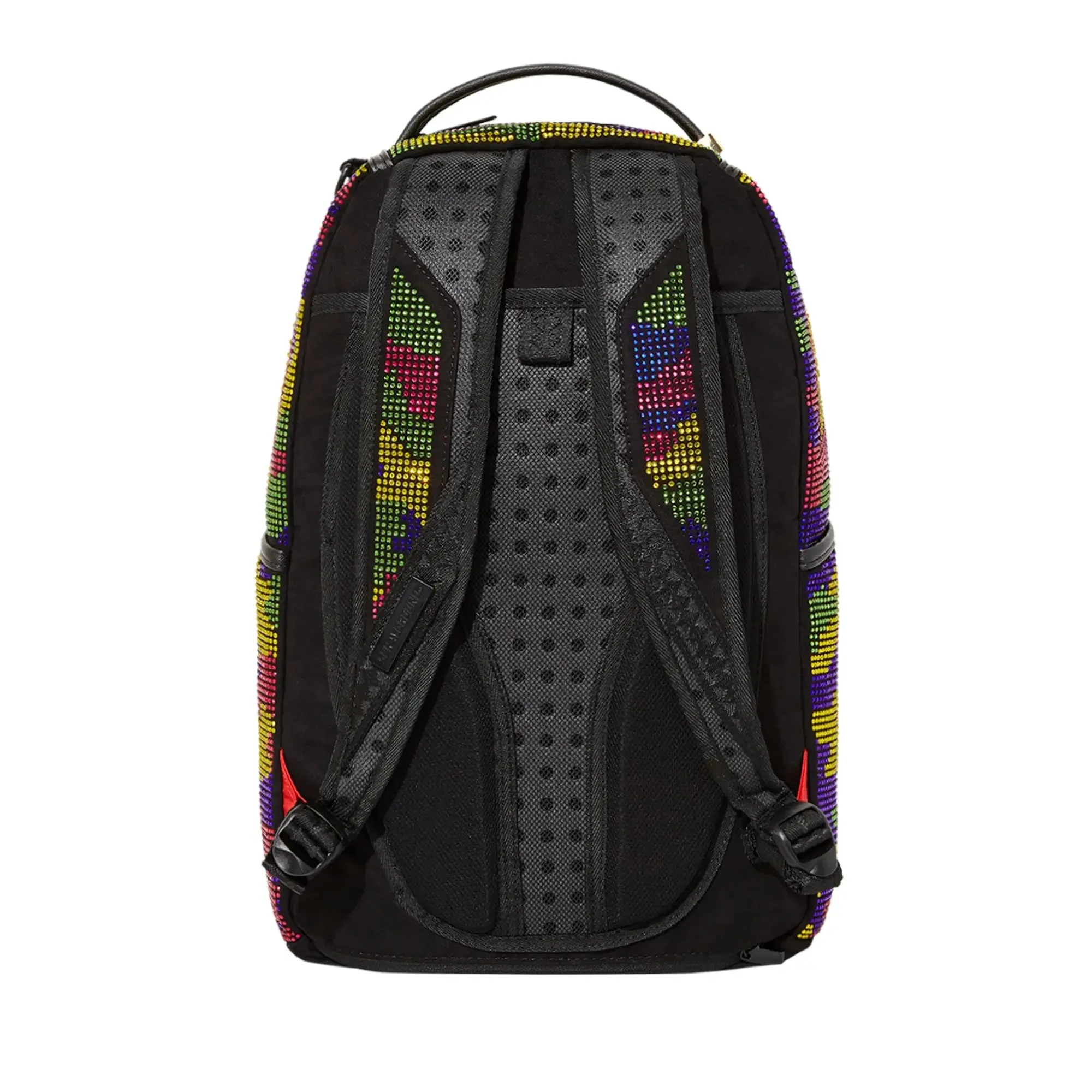 SprayGround Men Trinity Inverted Reality Backpack (Rainbow Camo)