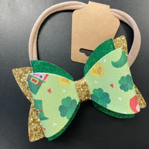 St Patrick Headband Bow #3