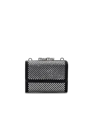 Starlight Embellished Leather Card Holder