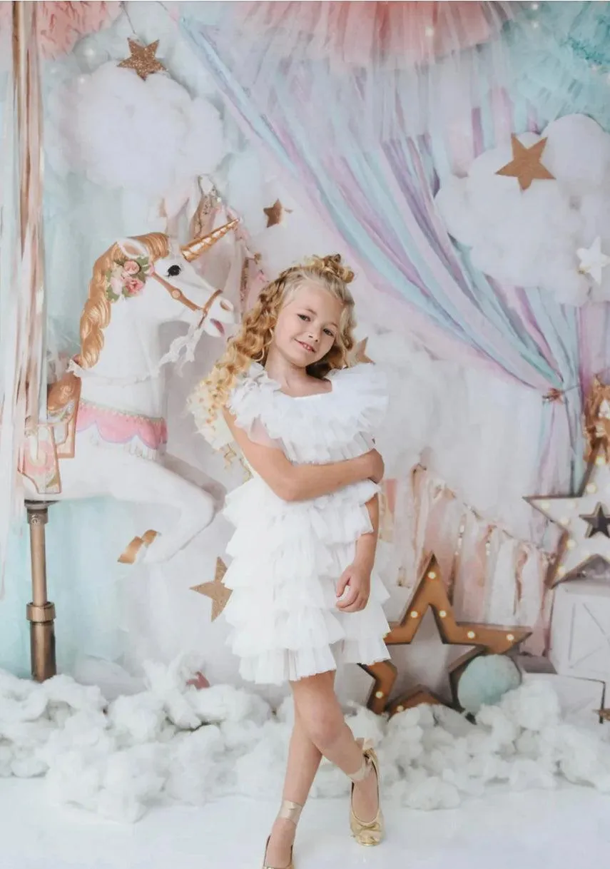 Starlight Ruffle Dress