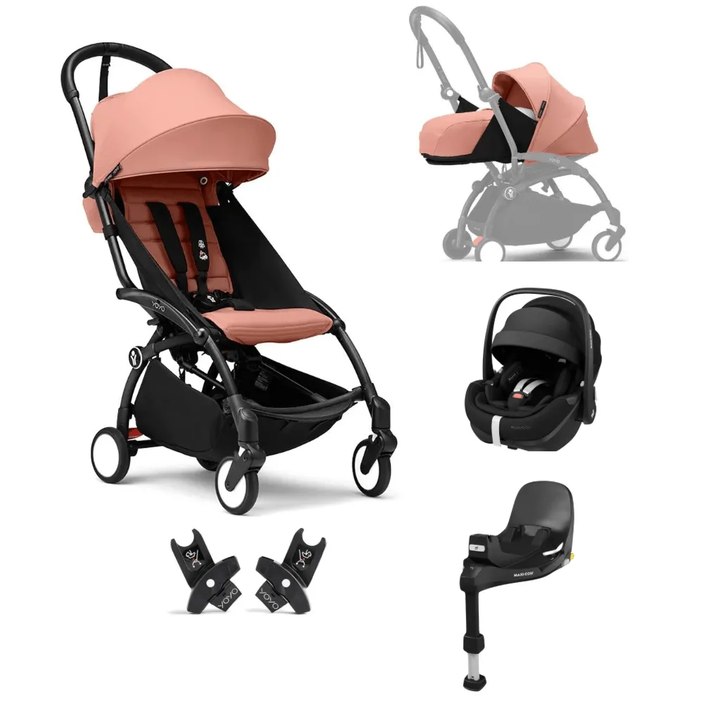 Stokke YoYo3 0 , 6  & Maxi Cosi Pebble 360 Pro Bundle