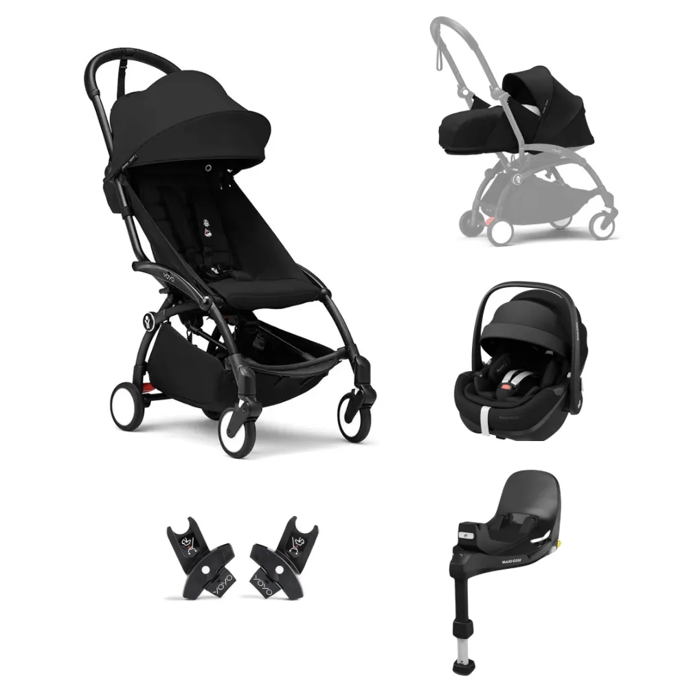 Stokke YoYo3 0 , 6  & Maxi Cosi Pebble 360 Pro Bundle