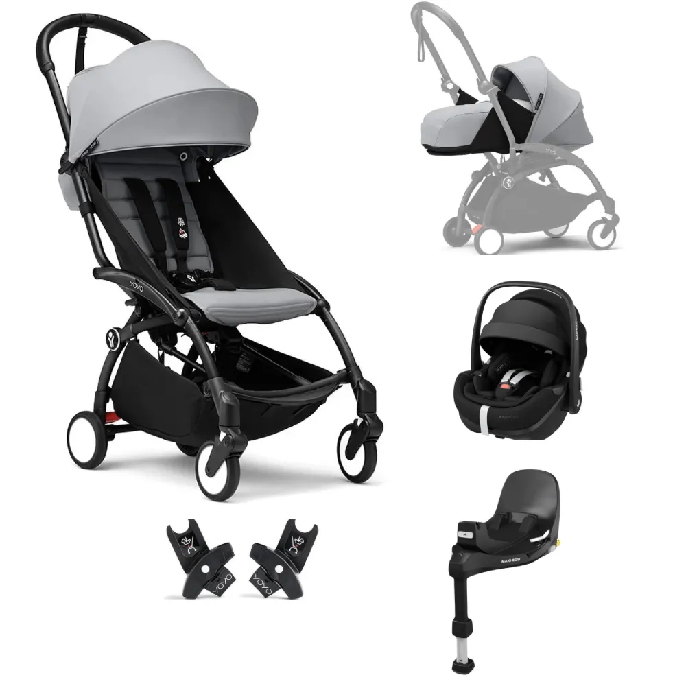Stokke YoYo3 0 , 6  & Maxi Cosi Pebble 360 Pro Bundle
