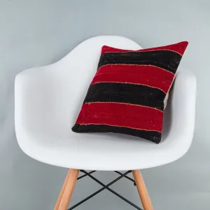 Striped Multiple Color Kilim Pillow Cover 16x16 7481