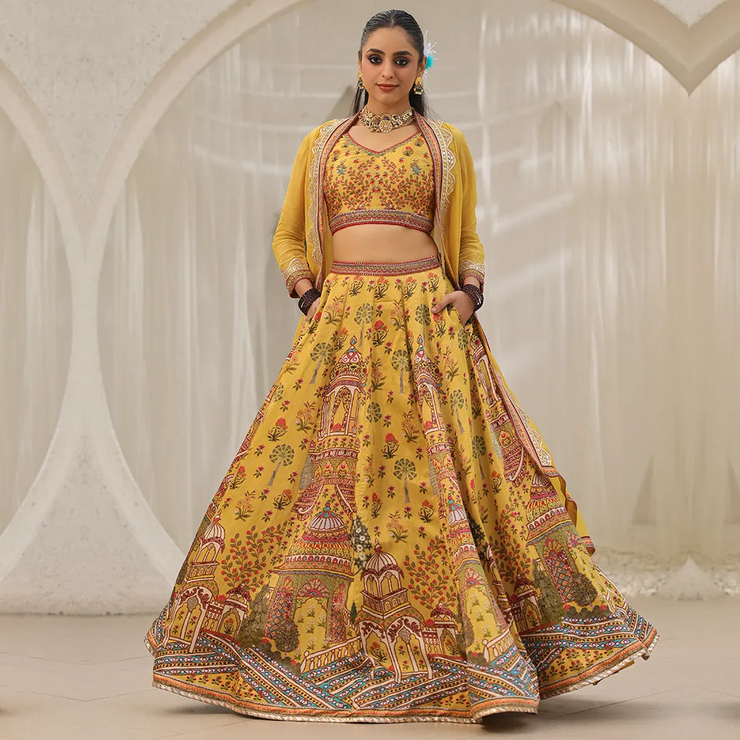 Sunshine Soiree Yellow Lehenga Set