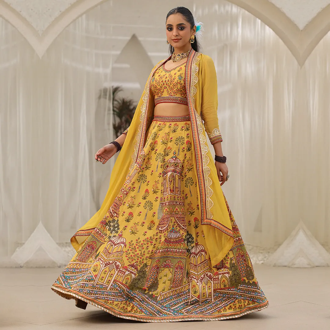 Sunshine Soiree Yellow Lehenga Set