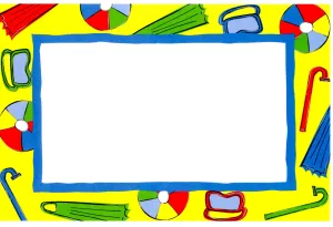 SWIMMING GEAR- BLANK STOCK INVITATION