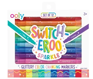Switch-Eroo Sparkle Glittery Color Changing Markers