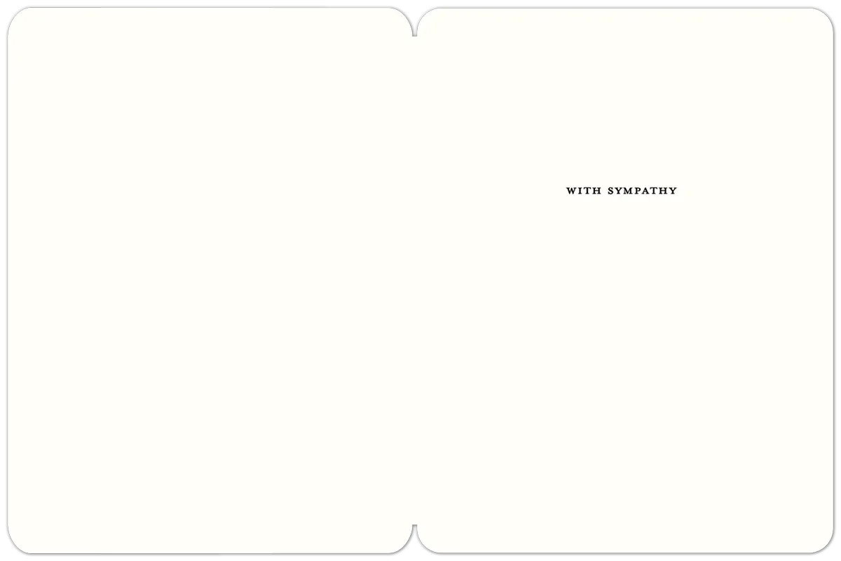 Sympathy Card - So Very Sorry
