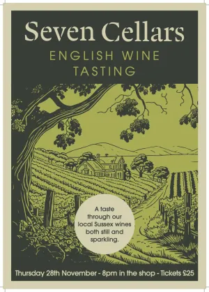 TASTING TICKET - English Wine - THURSDAY 28TH NOVEMBER