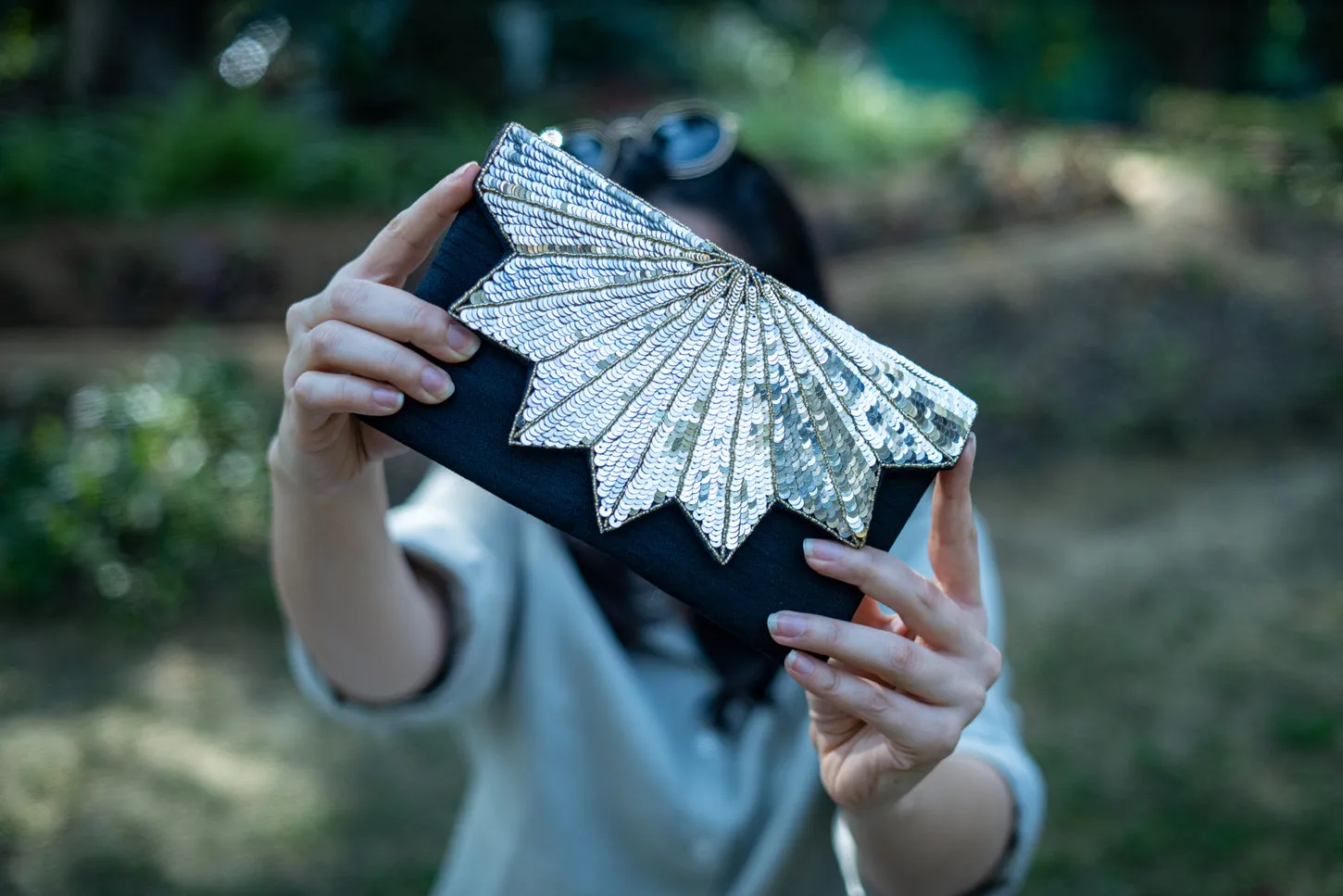 Taylor Black Clutch
