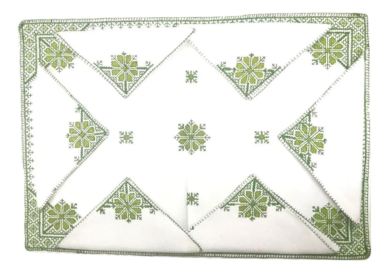 Tea or Coffee Tray Napkin Set - 6 pcs