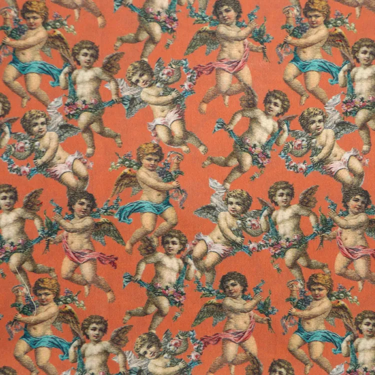 TERRACOTTA CHERUBS NAPKIN SET