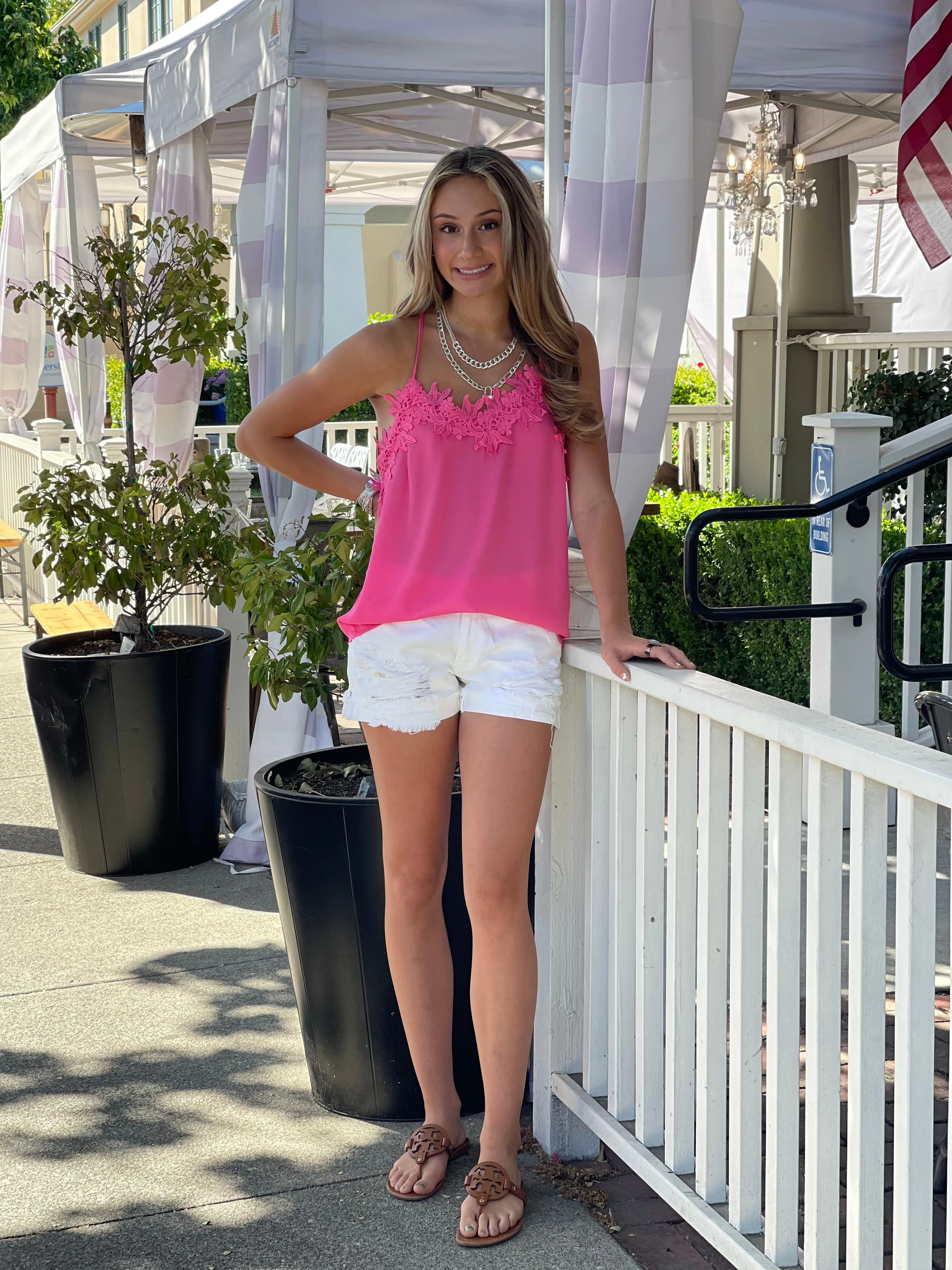 The Lacey Top-Pink