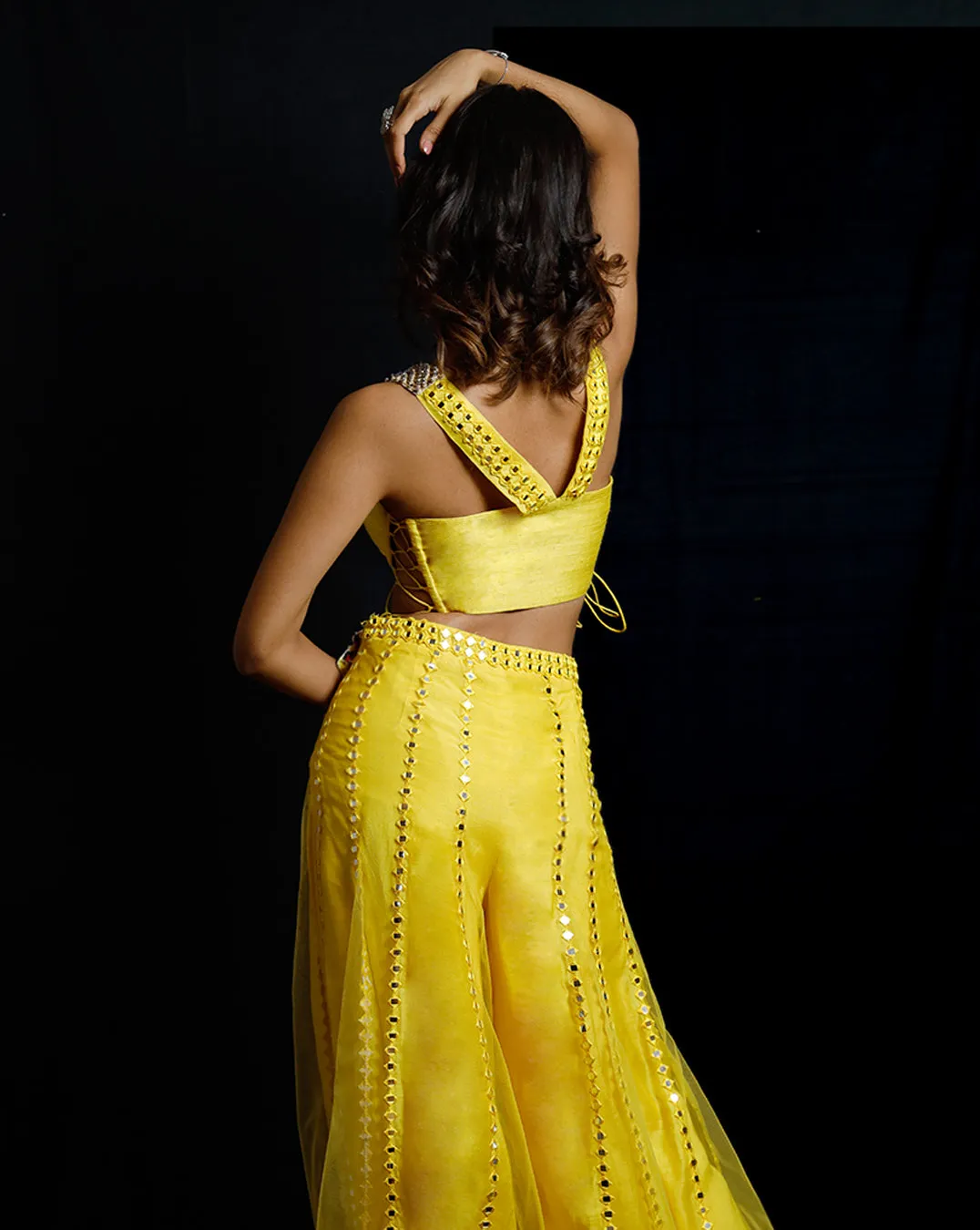 The Phoolon ki Haldi Plazzo Set