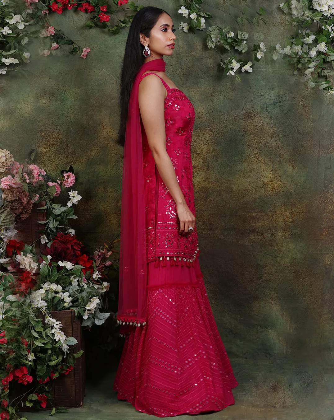 The Pink Kurta Sharara