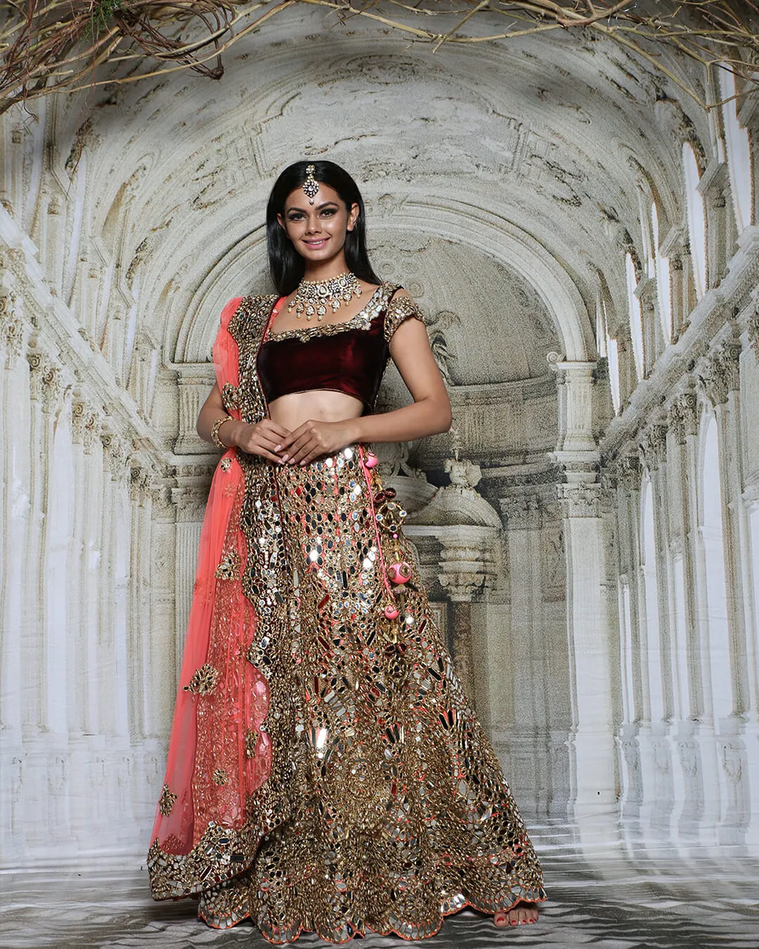 The Sheesh Mahal Lehenga
