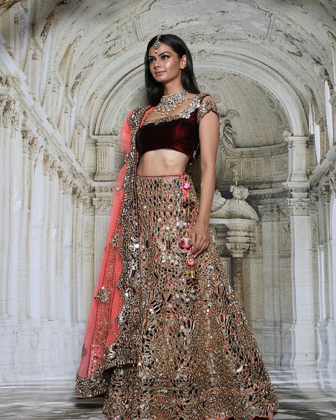 The Sheesh Mahal Lehenga
