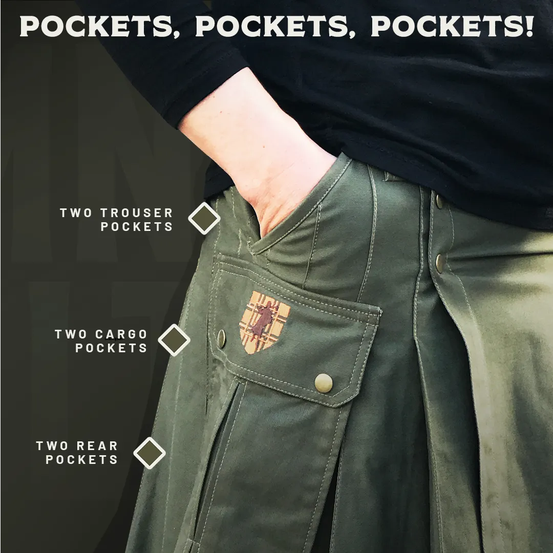 The Stowaway Kilt - Black