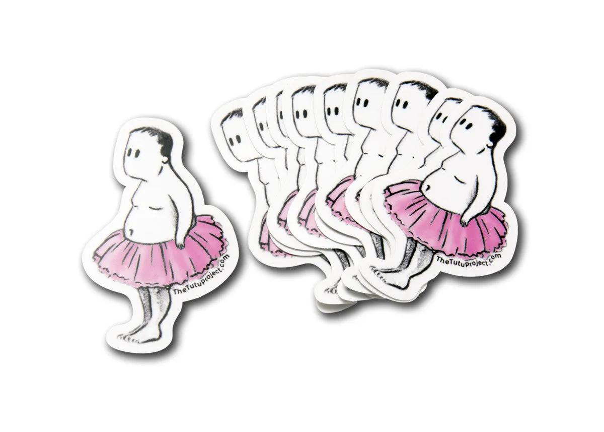 The Tutu Project "Ballerina Bob" Stickers (20 PACK)