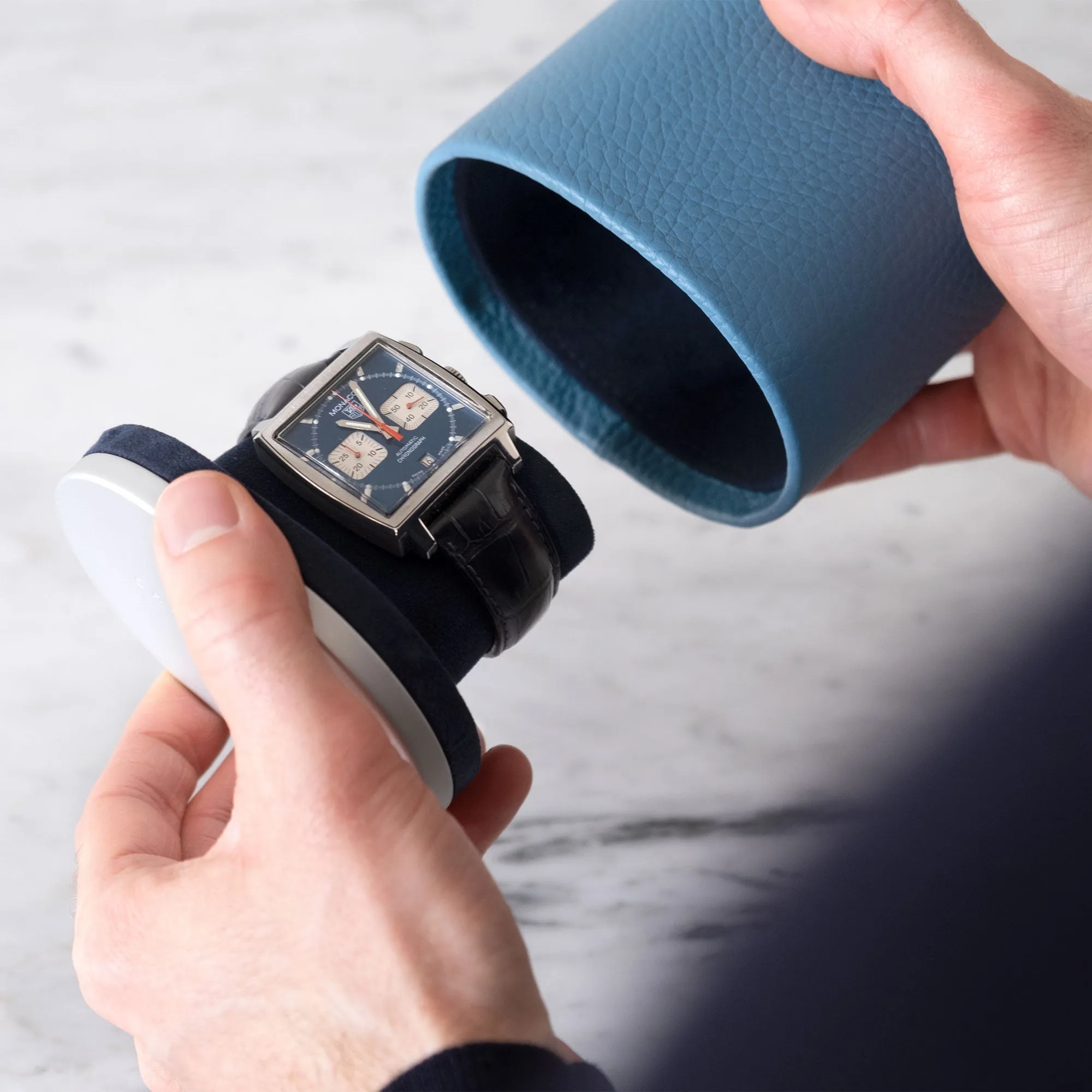 THEO WATCH ROLL - SKY BLUE / GREY