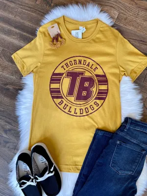 Throw Back School Spirit Tee || Thorndale Bulldogs