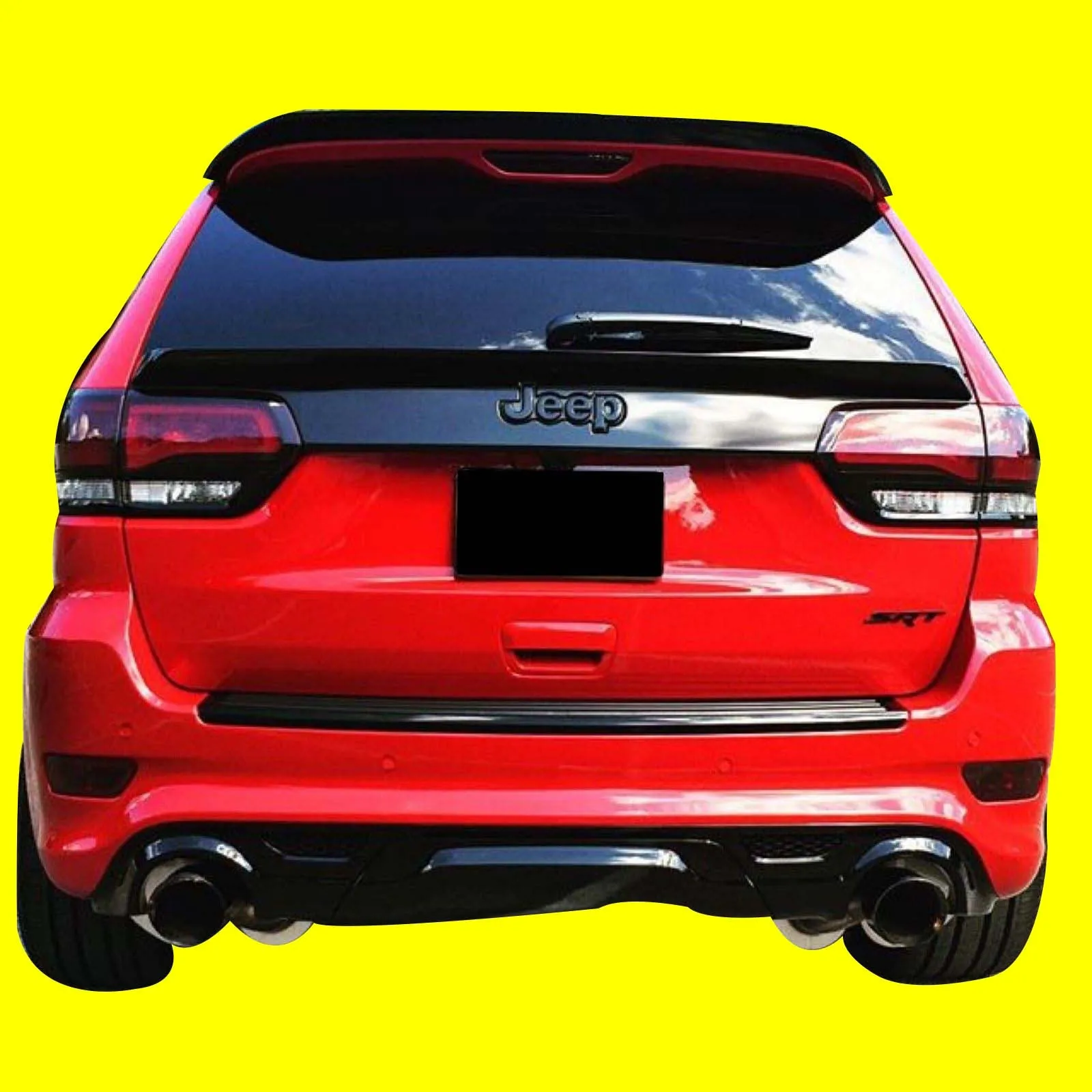 Top and Mid spoilers for Fits: Jeep Grand Cherokee WK2 SRT8/Laredo 2011-2017