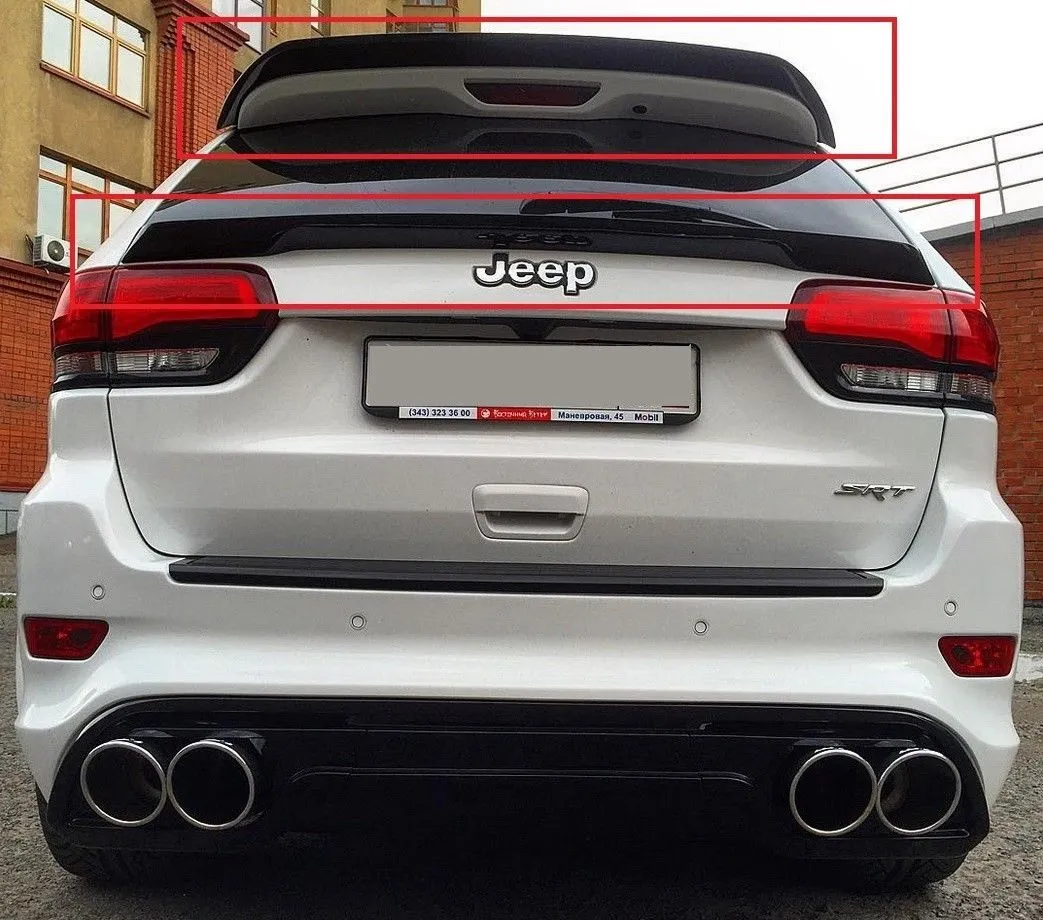 Top and Mid spoilers for Fits: Jeep Grand Cherokee WK2 SRT8/Laredo 2011-2017
