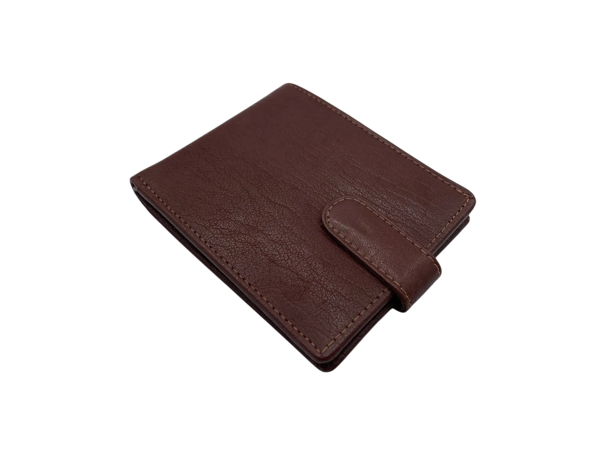Top Grain Slim & Compact Leather  Billfold Wallet # 1587 [LOOP]